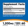 Nutricost Citrus Bergamot Capsules 1,200mg, 120 Capsules - 25:1 Bergamot