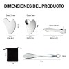 Kit Gua Sha Facial AVENIX de Acero Inoxidable para Masaje