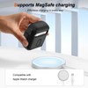 RFUNGUANGO for AirPods Case, Magnetic Lid,Military Grade Anti-Fall Soft TPU