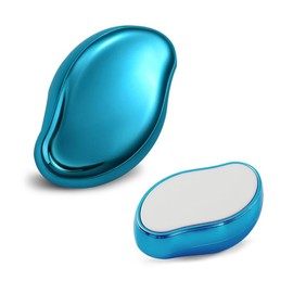 XFSRG Crystal Haarentferner Epilator Damen Depilator Kristall Haarentferner ABS Epilierer Sanfte Haarentfernung Hautschonend Wiederverwendbar Körperpflege(Blau)