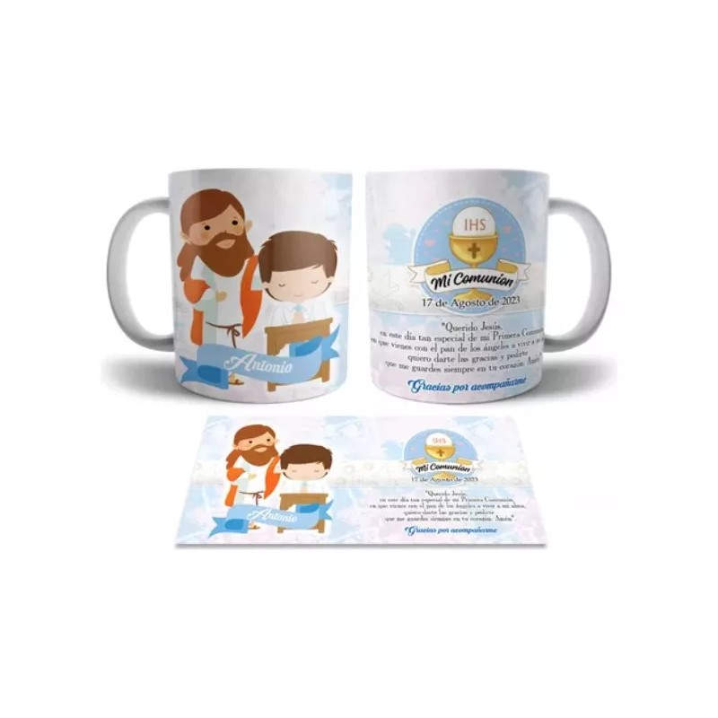 Like Shop 25 Tazas Personalizadas Recuerdo Para Primera Comunion