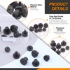 Rustark 14Pcs Double Flares Adapters Tool Kit Replacement Head Fit