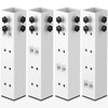 FOROIRON 2025 Up-Grade 4 Pack Carbon Steel Dorm Bed Riser