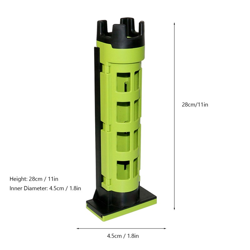 Fishing Rod Stand Tube with Adjustable Height for Fishing Box