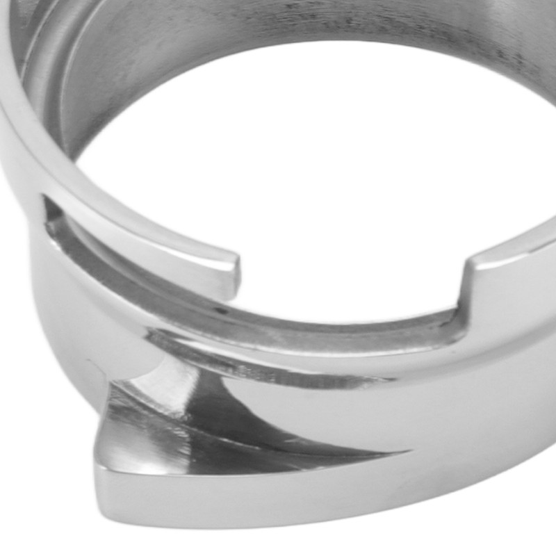 Coffee Dosing Funnel Stainless Steel Firmly Link Easy Installation Rotatable