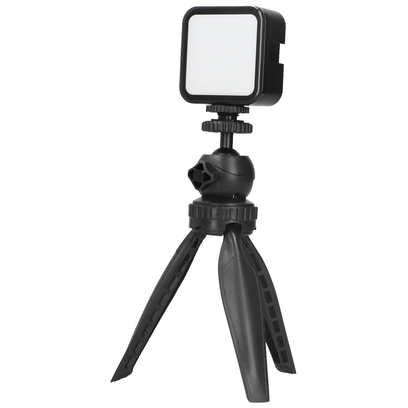 Portable Phone Microphone Vlogging Equipment Microphone Kit with LED Light