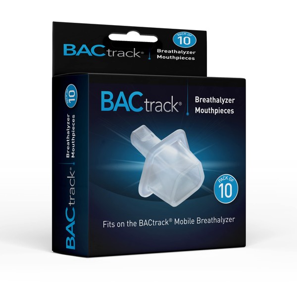 BACtrack - Boquilla para alcoholímetro móvil (10 unidades)