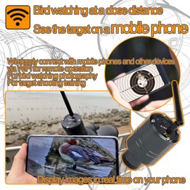 SVBONY SC001 WiFi Spotting Scope Camera, Digiscoping Camera Connect SV406P SA405, 1080P Wireless Cameras Used for Birding Capture Photos and Video, Telescope Cameras for Target Shooting