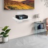 Small Mini Projector Shelf/Projector Wall Mount Floating Shelf/Router Shelf/Modem Cable