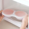 Microwave Egg Poacher, Egg Cooker Microwavable 2 Cavity Eggs Poacher