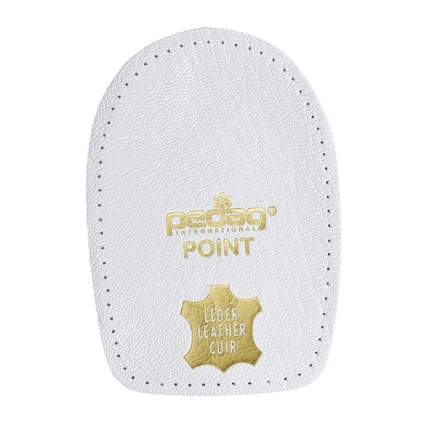 Pedag 190 Point Heel Spur Latex Cushion, White Leather, Large (11L-10M)