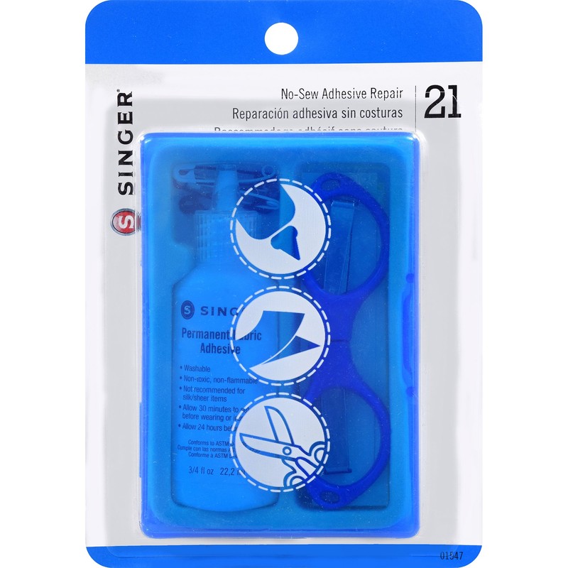 SINGER 01547 No- Sew Adhesive Repair Kit