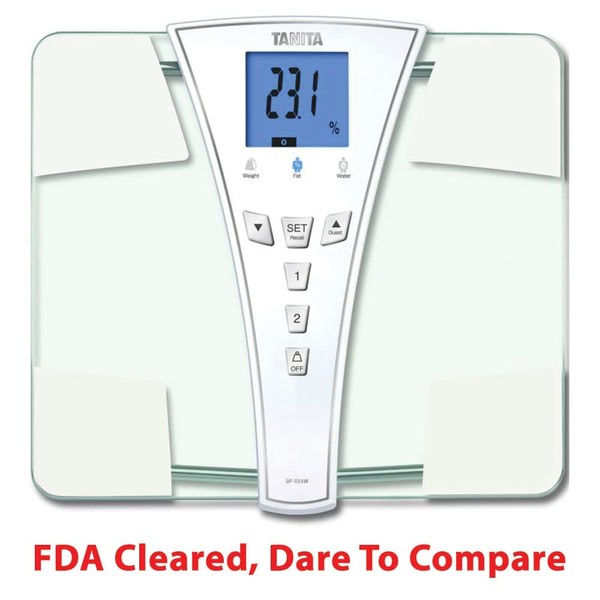 TANITA's BF-684W Multi-Frequency FDA Cleared Body Fat & Body Water Digital Weight Scale