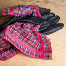 Merrysquare - Tartan Handkerchiefs - Glencoe - 28 cm - Pack of 6 - 100% Cotton, multicoloured