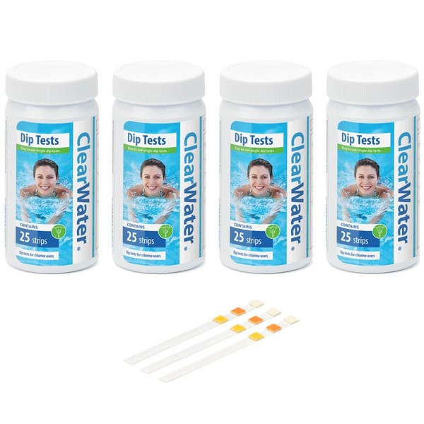 Clearwater Hot Tub, Pool and Spa Test Strips x 100-3