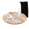 Tuning Fork Crystal Tuner 4096hz Crystal Tumbled (Approx. 8.8 oz