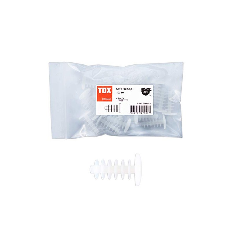 TOX Safe Fix Cap 12 x 30 mm, Secure Closure