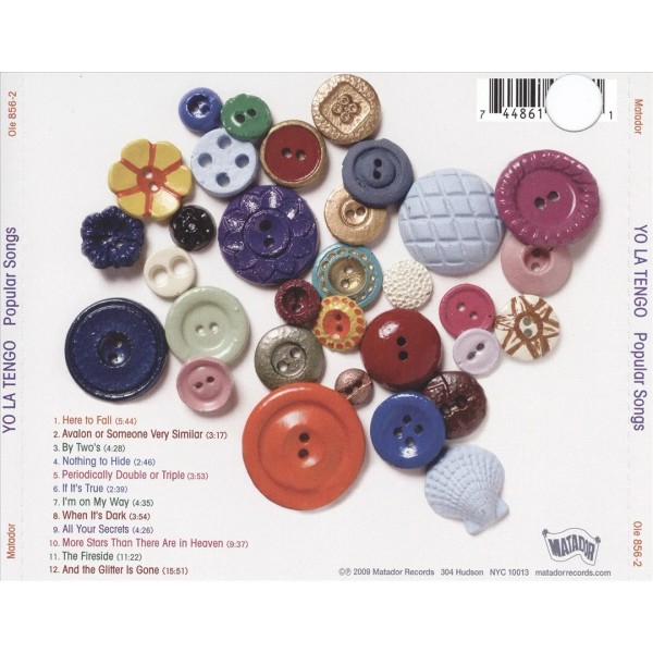 YO LA TENGO POPULAR SONGS NEW CD
