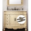 Mgoodoo 5PCS Knobs Handles with Plate, 6.7" Antique Bronze Cabinet