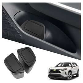 RAV4 Trash Can Toyota RAV4 Portable Mini Car Trash Bin with Lid for Storage and Organize Toyota RAV4 Accessories Plastic Garbage Can Compatible with 2019 2020 2021 2022 2023 2024 2025 Toyota RAV4