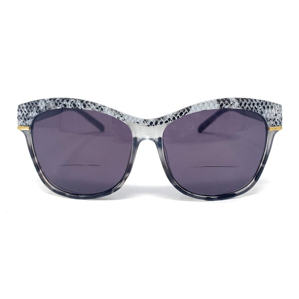 The Diva Bifocal Cat Eye Sun Readers, Vintage Cateye Tinted Reading Sunglasses Glasses for Women