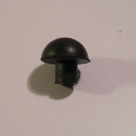 bangdan Rubber Buttons for Piano Cabinet Bumpers, black 7/16" diameter 10 pcs