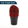 TUCKBOLD Car Trash Can Portable Front Seats Trash Bin Red