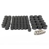 Motorcycle Bolt Covers Flat Toppers Head Bolt Caps Kit Fit