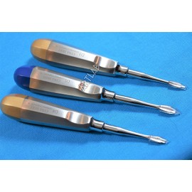 Dental PROXIMATOR Elevator Set of 3-3mm, 4mm, 5mm HIGH Grade German Stainless Steel (CYNAMED)