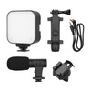 ciciglow Smartphone Vlog Kit,LED Video Light +Omnidirectional Microphone + Tripod