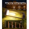 ALFIOT Solar Pathway Lights Outdoor Solar Lights Outdoor, IP65 Waterproof