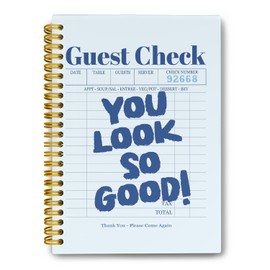 LiTiu Coquette Preppy Spiral Notebook, Notebook for School Office Teen Girls,Bow Preppy Funky Hardcover Spiral Notebook 5.8x8.3