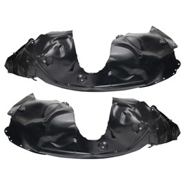 TRQ Front Inner Fender Liner Set Compatible with 2017-2019 Ford Fusion FO1248179 FO1249179