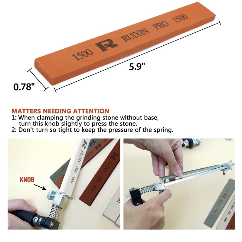 RUIXIN PRO 8 Pcs Knife Sharpening Stones for RUIXIN PRO