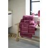 PIP STUDIO Jasmin Jaquard Bath Towel Dark Pink 70 x
