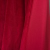 gisewood Red Velvet Curtains 96 Inches Long Back Tab Thermal