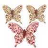 MIK funshopping Butterfly Clip for Colourful Decoration (Set of 3,