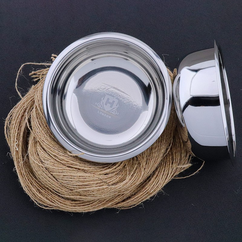 Stainless Steel Shaving Bowl with Shaving Soap Perfect for All