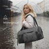 Kookoomia Gym Bag with Shoes Compartment and Wet Pocket Convertible
