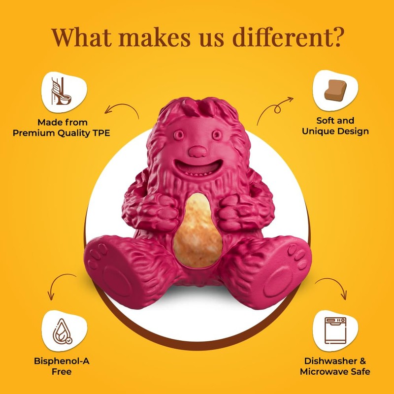 Dogsee Play Extremely Strong Treatoy Pink - Microwaveable Dog Toy