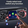 Single DIN Car Stereo with Touchscreen, Bluetooth Audio, Car Radio