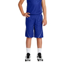 SPORT-TEK YT565 Youth PosiCharge Mesh Reversible Short - True Royal - M