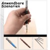 3-Piece Forstner Drill Bit for Wood, Drill Hex Extension, Extra