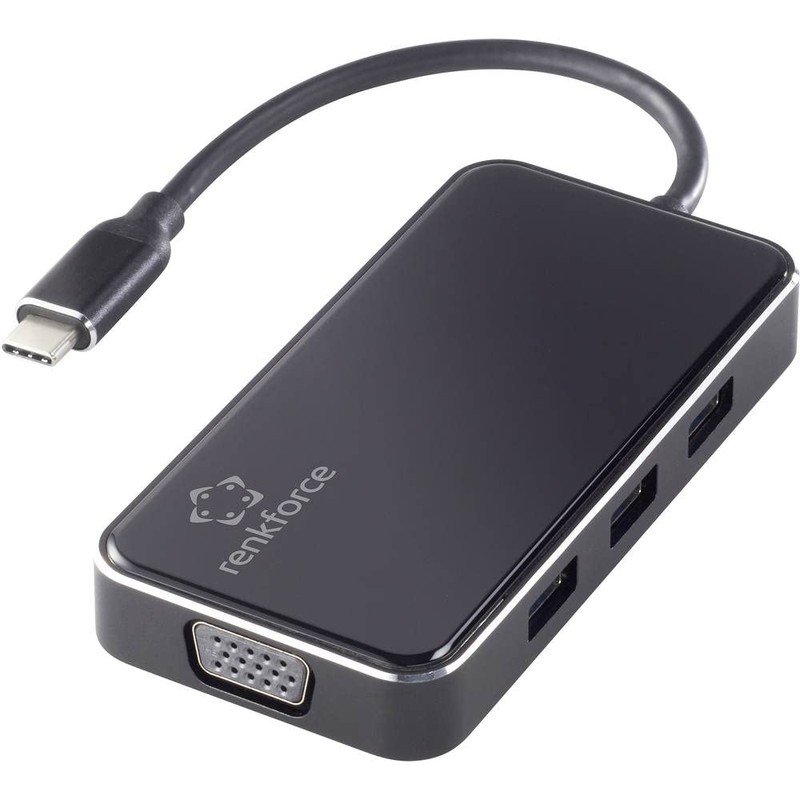 Renkforce USB-C® Docking Station RF-HUB-230 Suitable for Docking Station Brands: