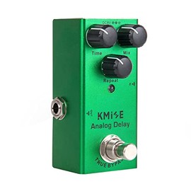 lotmusic Pedal de efectos de guitarra eléctrica Mini tipo único DC 9V True Bypass (Analog Delay)