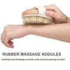 Uervoton Dry Brush Body Brush Exfoliating Brush Natural Bristles Bath