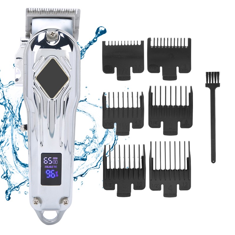 Professional Electric Hair Clipper LED Display Hair Trimmer Cutting Machine