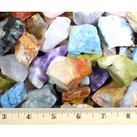 3 - 11 LBs of Madagascar Mix - Rough Rocks for Tumbling-Bulk Wholesale options - 10 Pounds