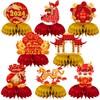 JULMELON Chinese New Year Decorations 2024 Happy New Year Honeycomb