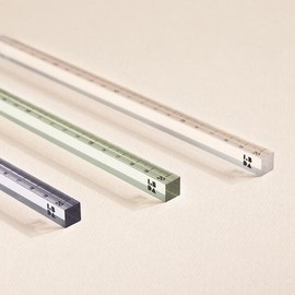 Artbox/Hosa Stationery Monami Robda Acrylic Stick Ruler 20cm / 아트박스호사문구 모나미 롭다 아크릴 스틱자 20cm